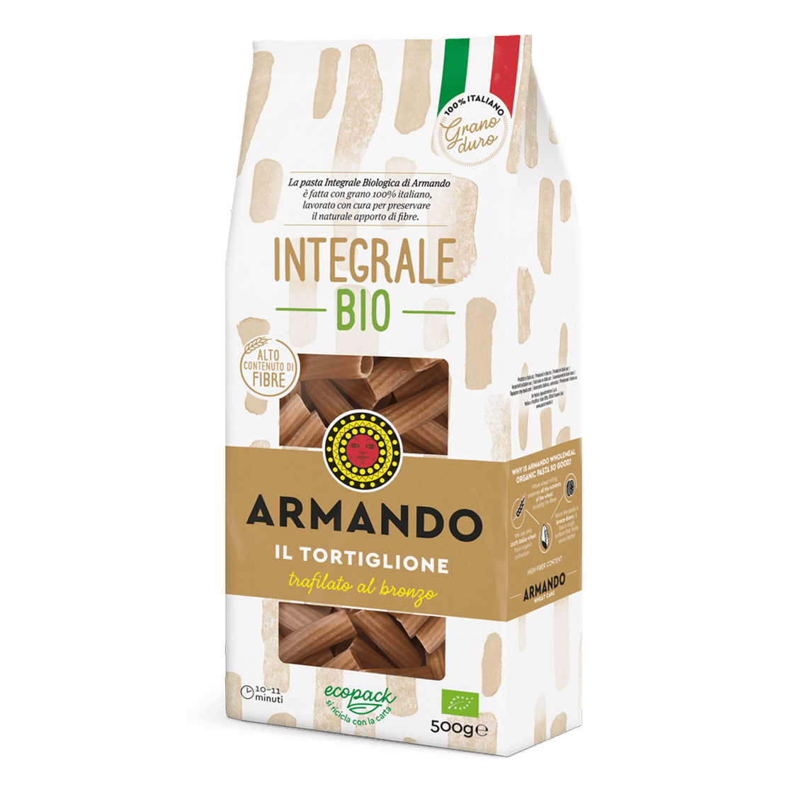 Tortiglione Integrale Bio 6 Kg. 12 x 500g