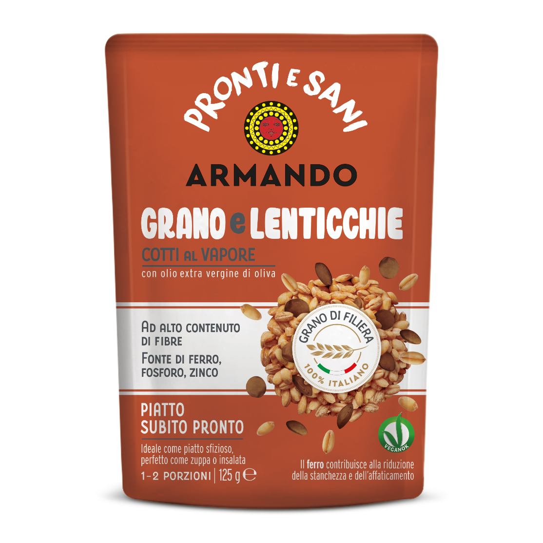 Grano E Lenticchie 1,25 KG. 10 x 125 g