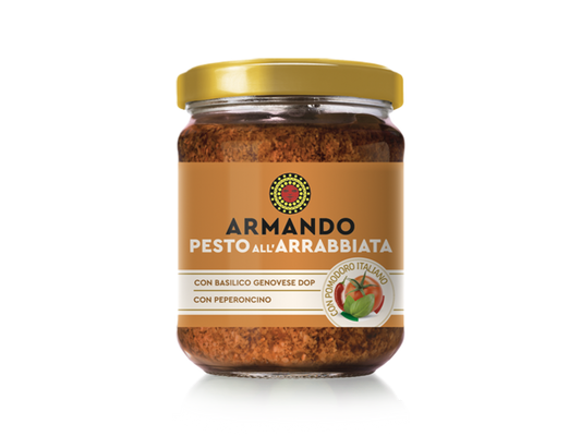 Pesto all'arrabbiata 2,16 Kg. 12 x 180 g