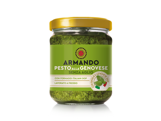 Pesto alla genovese senza aglio. 12 x 180 g