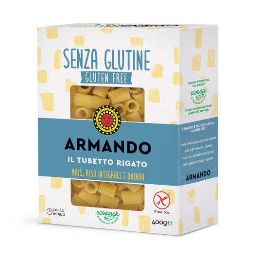 Il Tubetto Rigato Senza Glutine 4,80 Kg. 12 x 400g